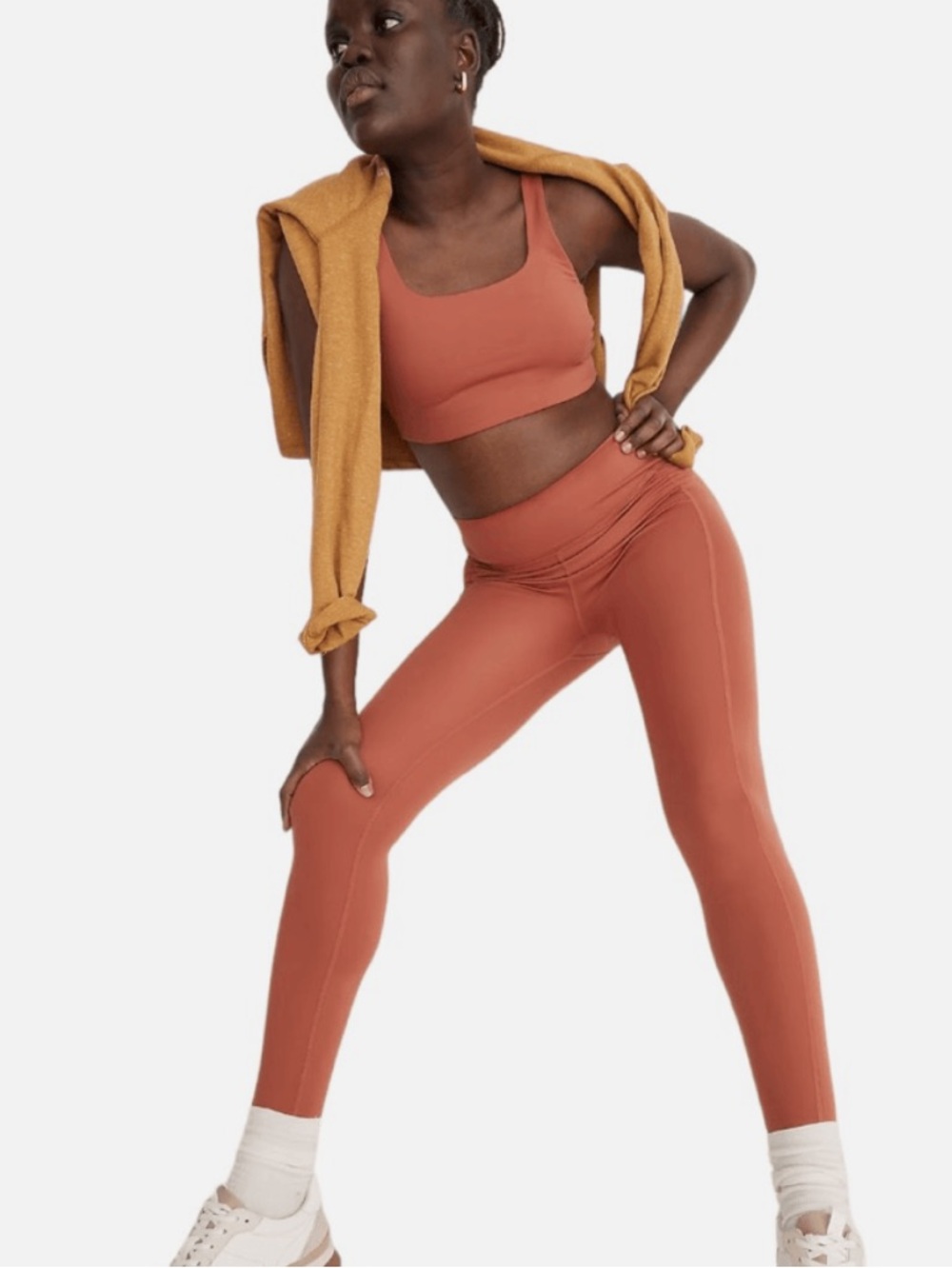 NWOT Madewell MWL Flex Legging In Brick